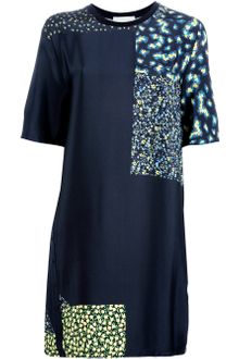 3.1 Phillip Lim Mixed Print Shift Dress - Lyst