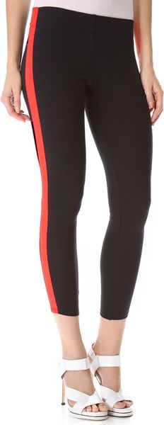 David Lerner Tuxedo Leggings - Lyst
