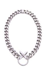 Luv Aj Crystal Cross Necklace