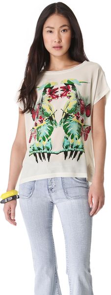 M Missoni Butterfly Tee - Lyst