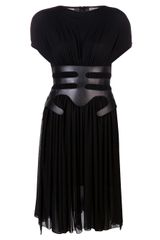 Marios Schwab Gathered Jersey Dress