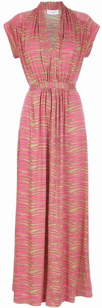 Almost Famous Tiger Print Maxi Dress - Lyst