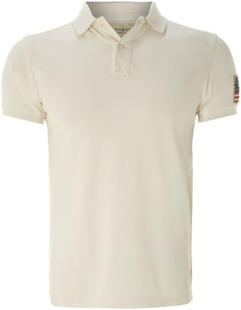 Denim And Supply Ralph Lauren Flag Logo Polo Shirt - Lyst