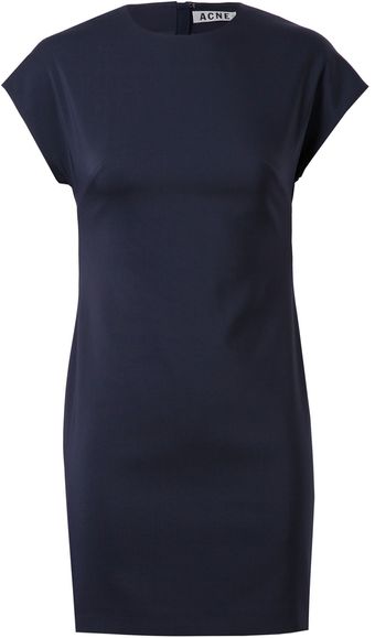 Acne Stretch Cottonblend Dress - Lyst