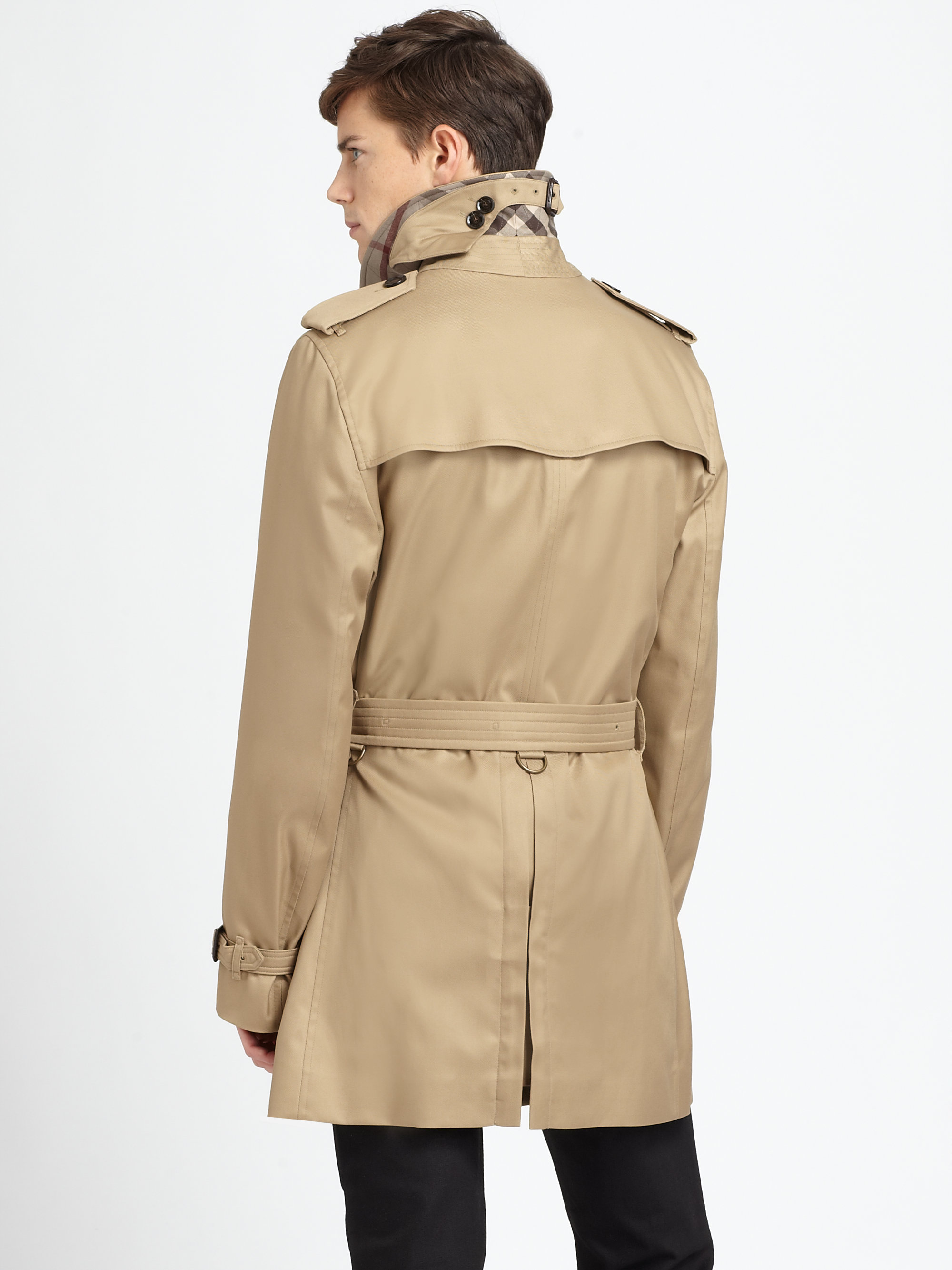 Burberry Britton Modernfit Trenchcoat In Natural For Men Lyst