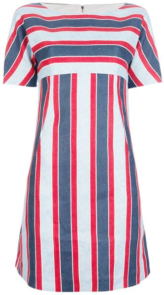 Dolce & Gabbana Striped Dress - Lyst