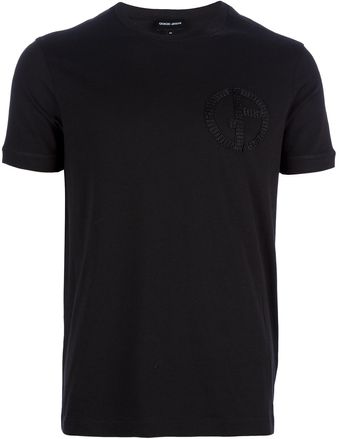 Giorgio Armani Logo T-shirt - Lyst