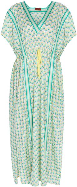 Missoni Long Kaftan with Slit - Lyst