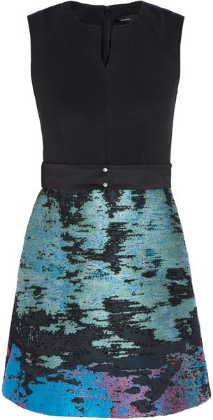 Proenza Schouler Sleeveless Dress with Tweed Skirt - Lyst