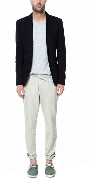 Zara Basic Blazer - Lyst