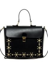 ASOS Collection Asos Leather Stud Across Body Bag