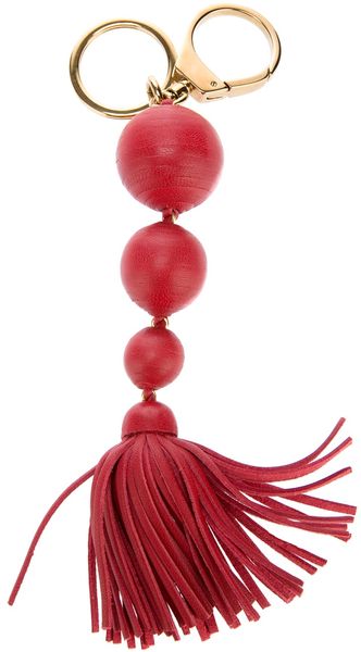 Chloé Beaded Fringe Keyring - Lyst