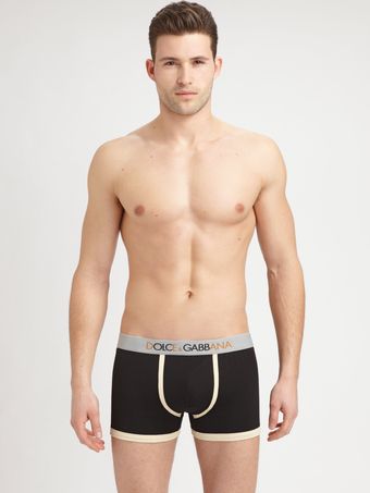Dolce & Gabbana Logo Boxer Briefs - Lyst
