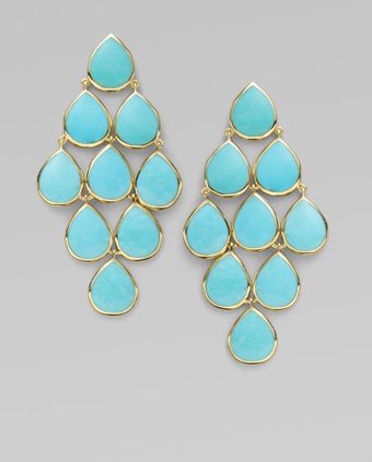 Ippolita Turquoise 18k Yellow Gold Cascade Earrings - Lyst