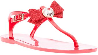 Love Moschino Ankle Strap Sandal - Lyst