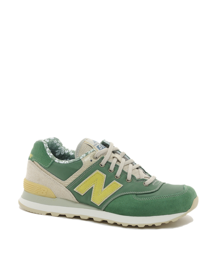 new balance all coasts 574 green