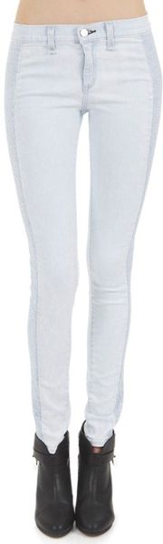 Rag & Bone Split Skinny Jean - Lyst