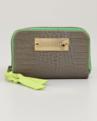 Cynthia Vincent Embossed Coin Purse - Lyst