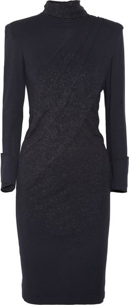 Donna Karan New York Printed Jersey Dress - Lyst