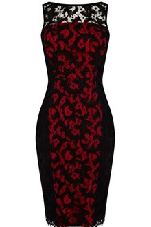 Karen Millen Colourful Lace Collection Dress - Lyst
