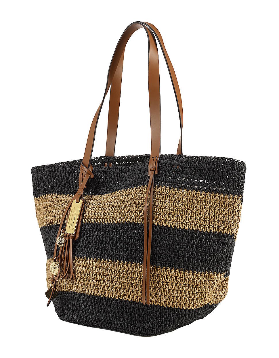 ralph lauren straw tote