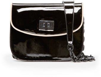 Mango Patent Shoulder Bag - Lyst