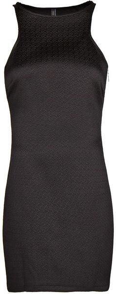 Mango Textured Bodycon Dress - Lyst