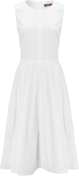Max Mara Studio Tecla Short Sleeve Spotted Print Dress - Lyst