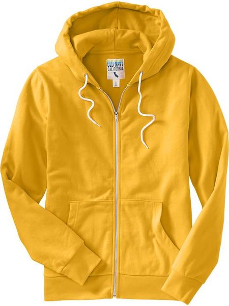 Old Navy Zipfront Hoodies in Yellow for Men (beehave) | Lyst
