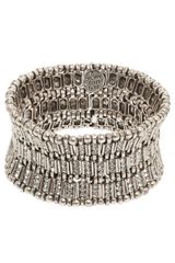 Philippe Audibert Ava Crystal Bar Link Cuff