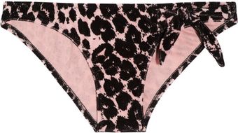 Agent Provocateur Tabby Leopardprint Toweling Bikini Briefs - Lyst