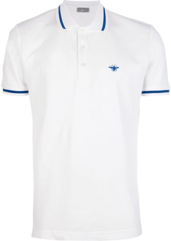 Dior Pique Polo Shirt - Lyst