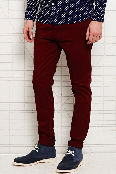 mens burgundy chinos