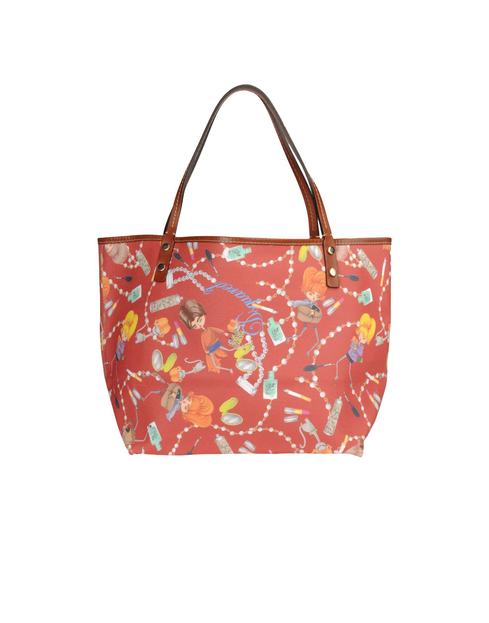 red fabric bag