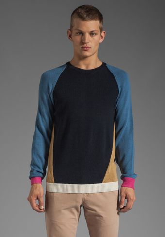 Folk Omar Crew in Multi Panel - Lyst