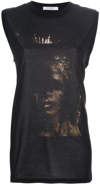 Givenchy Contrast Print Vest - Lyst