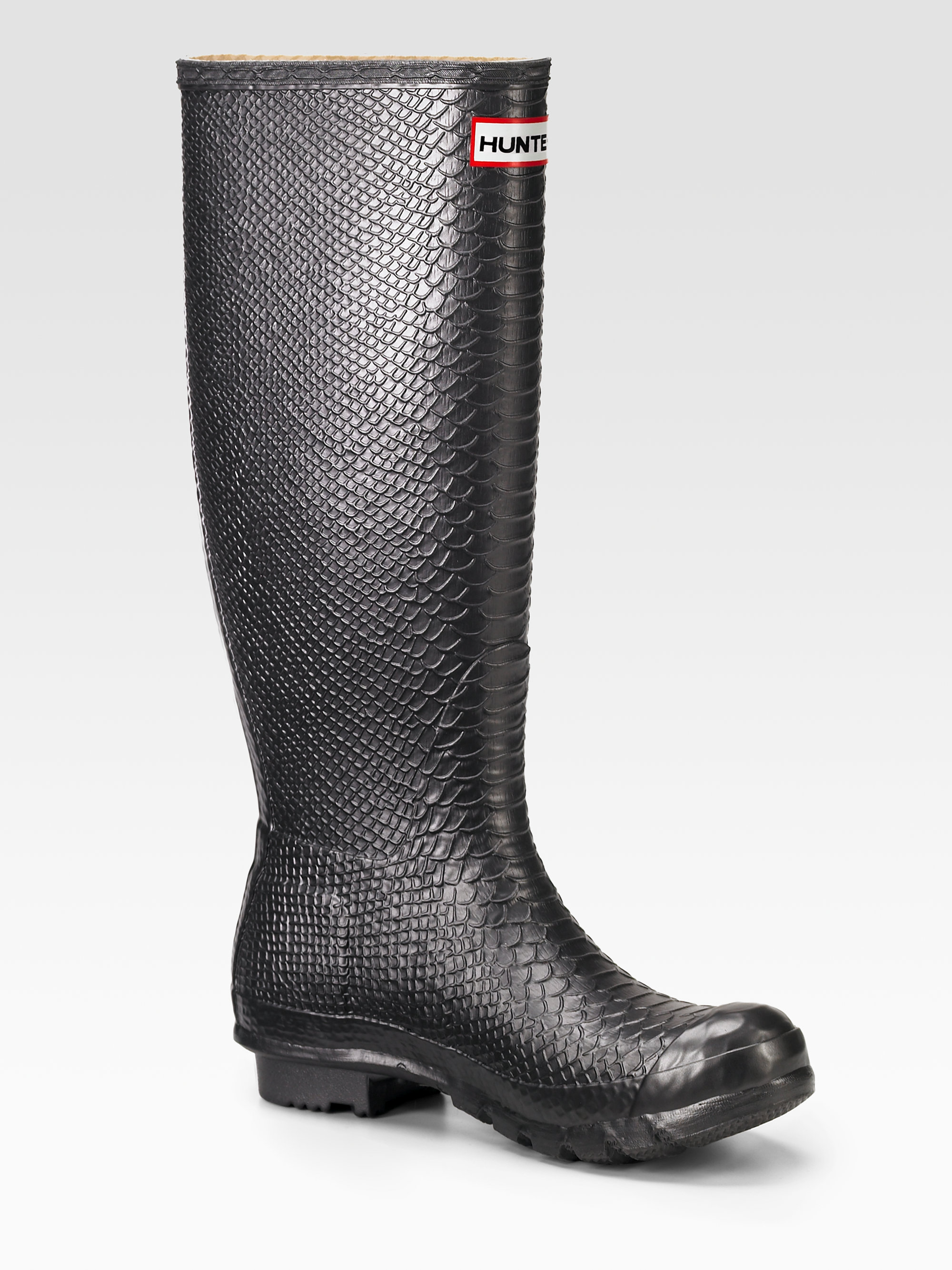daren snakeskin embossed lace up boot
