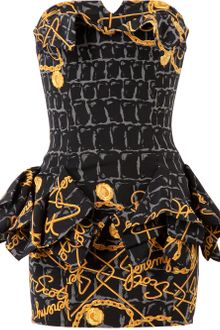 Jeremy Scott Printed Stretch Silk Dress - Lyst