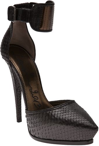 Lanvin Ankle Cuff Pumps - Lyst