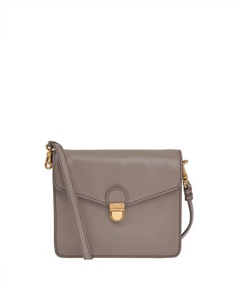 Marc By Marc Jacobs Taupe Cricket Leather Crossbody Bag - Lyst