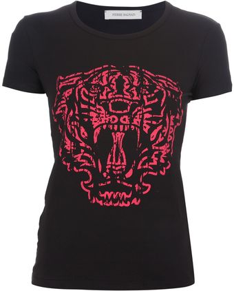 Pierre Balmain Contrast Tiger Print Tshirt - Lyst
