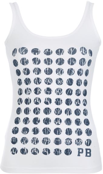 Pierre Balmain Contrast Dot Print Tank - Lyst