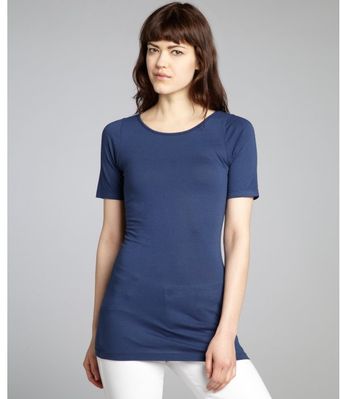 Rebecca Beeson  Cotton Blend Short Sleeve T-Shirt - Lyst