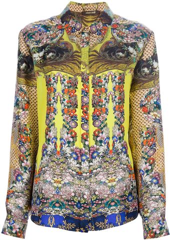 Roberto Cavalli Printed Shirt - Lyst