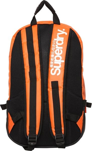 superdry orange backpack