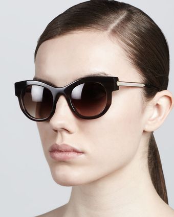 Thierry Lasry Barely Modified Round Sunglasses - Lyst