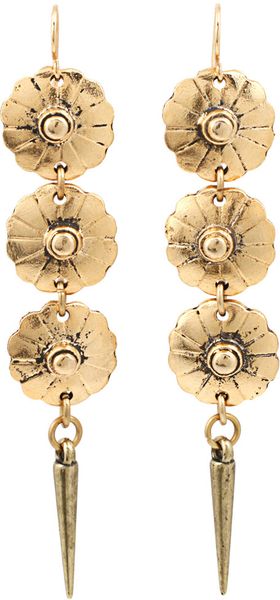 Vanessa Mooney Venus Earrings Gold - Lyst