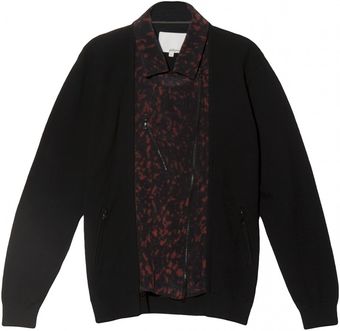 3.1 Phillip Lim Combo Moto Jacket - Lyst