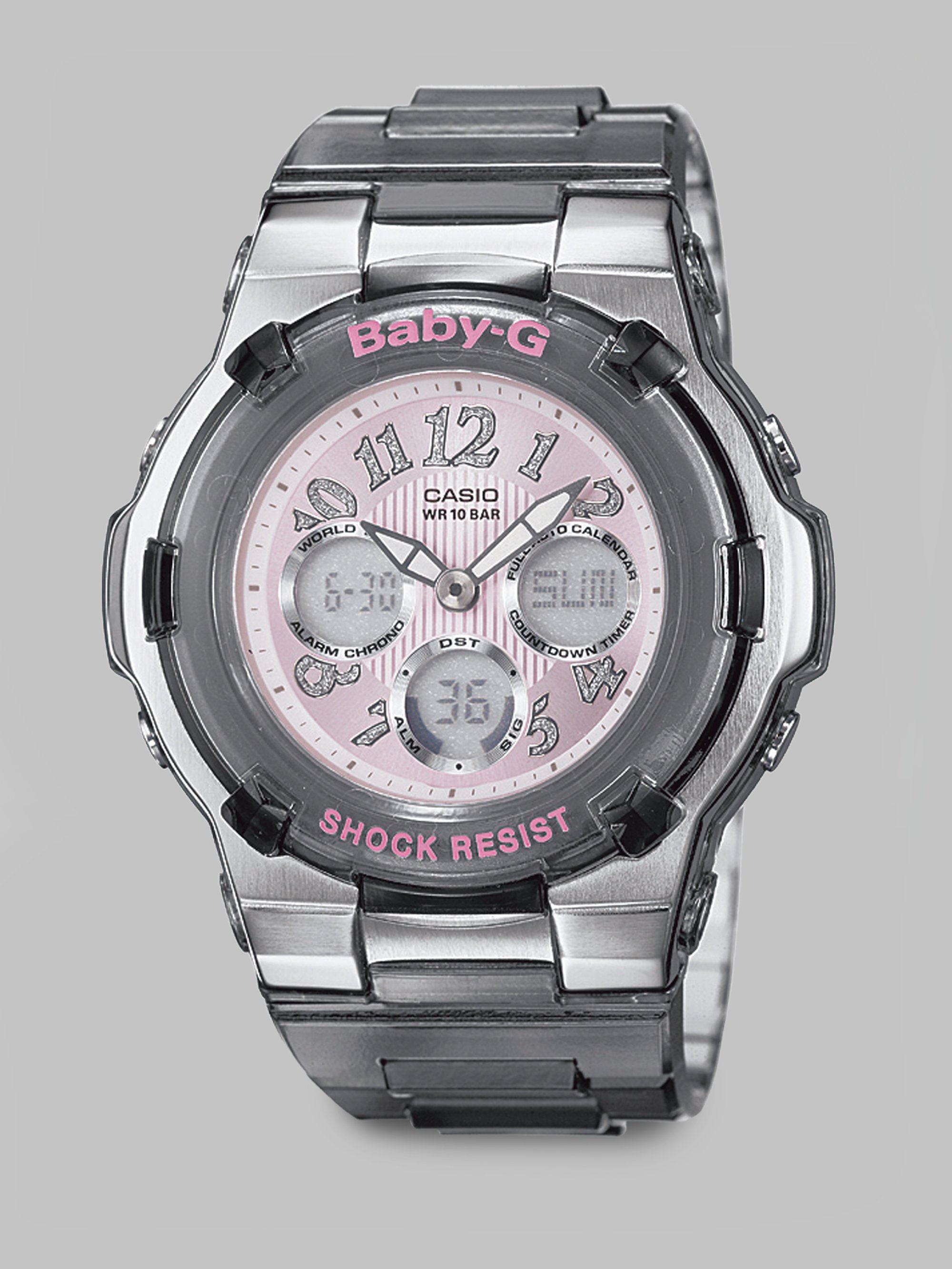 Casio Baby G Analogdigital Watch in Gray (grey) | Lyst