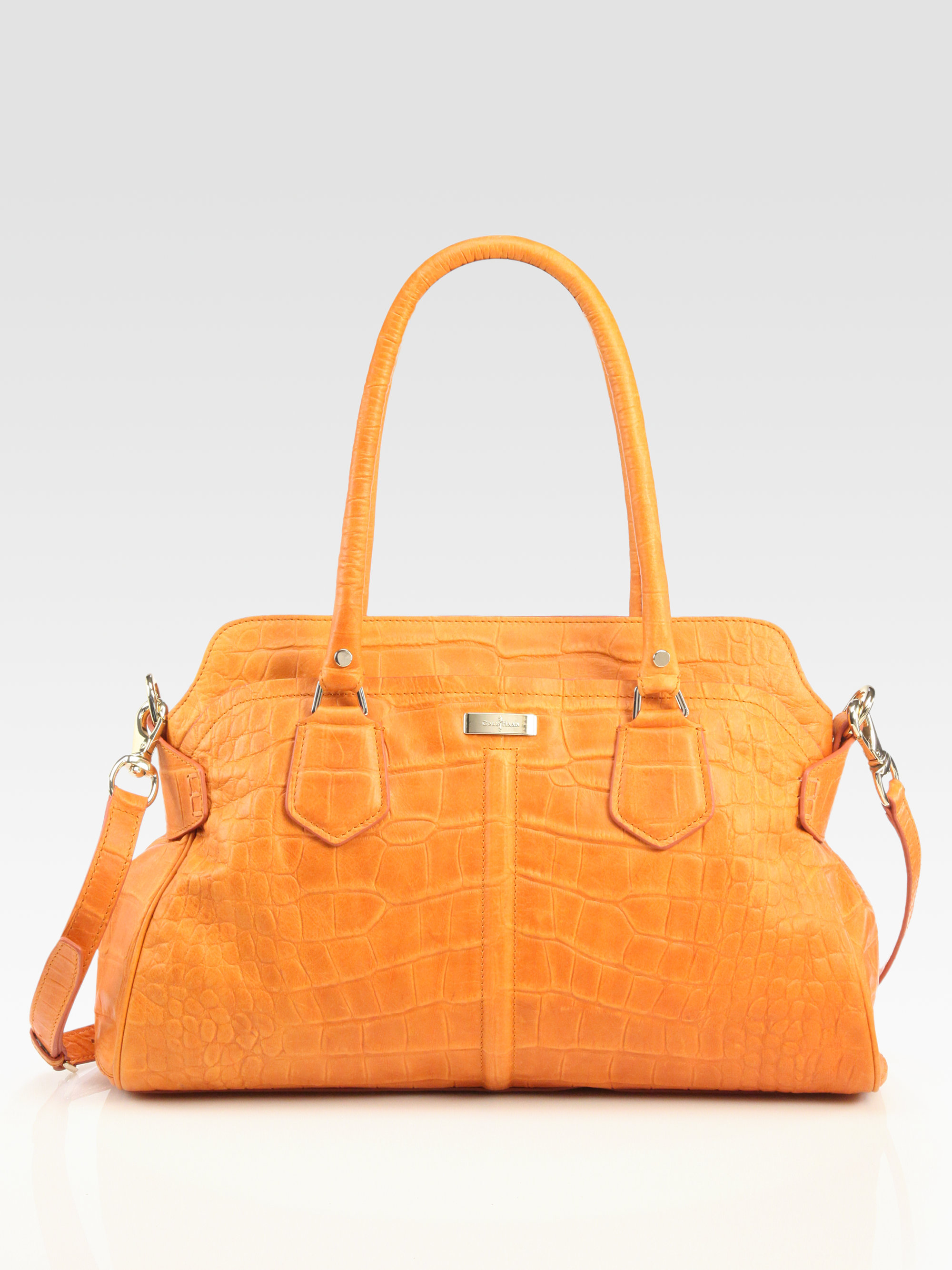 cole haan orange purse